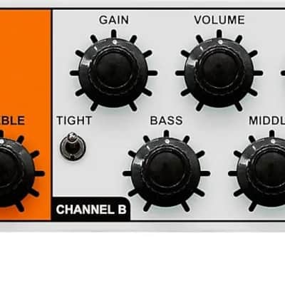 Orange Dual Baby 100 Guitar Head, 100W, Orange/Black image 1