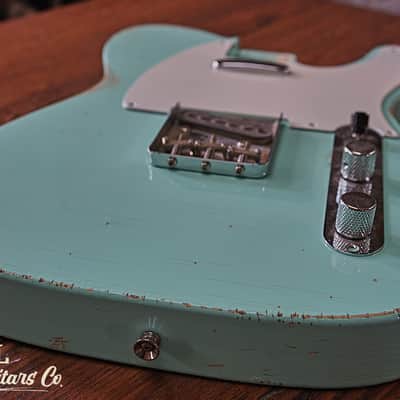Telecaster Body Surf Green Relic - Vintage Style Aged Nitro image 3