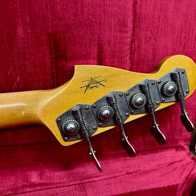 Fender Precision Bass, Journeyman Relic New Custom Shop 1959 - Aged Dakota Red image 22