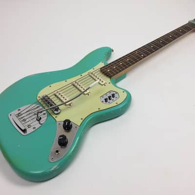 Fender Pawn Shop Bass VI 2012 - Nitro Refin Seafoam Green image 5