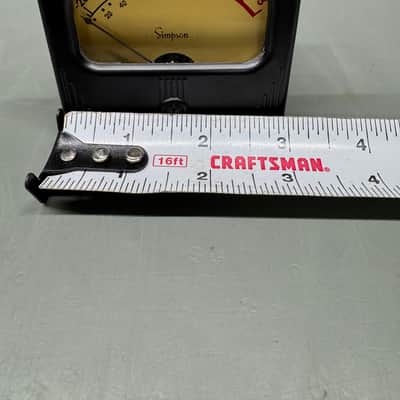 Simpson VU Meter 1970's  - Black image 3