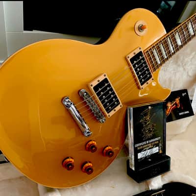 2008 1st Limited Run Gibson Slash COA hand signed by Slash Goldtop 1st run Rare image 4