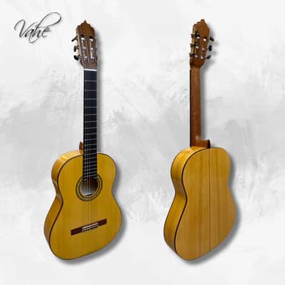 Vahe Flamenco Guitar Blanca, Handcrafted French Polish image 1