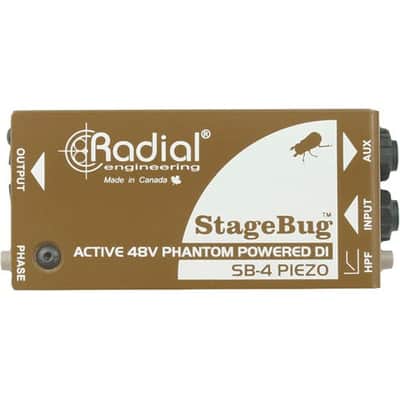 Radial Engineering Stagebug SB-4 Piezo Compact Active DI for Piezo Pickups image 3