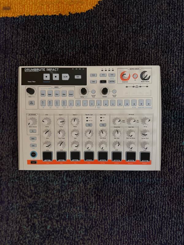 Arturia DrumBrute Impact 1984 Edition - White image 1