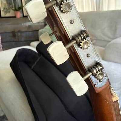 Vintage 1973 Giannini Model No. 6 Classical Guitar - 3/4 Size - Brazilian Rosewood - Rare Label image 14