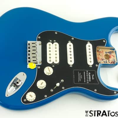 Fender Player II Modified Strat HSS LOADED BODY Noiseless Electric Blue image 1