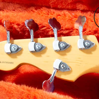 1997 Fender Roscoe Beck V 5-String Bass Teal Green Metallic OHSC image 8