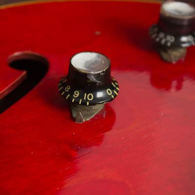 Gibson  ES-330TC Thinline Hollow Body Electric Guitar (1960-61), black hard shell case. image 14