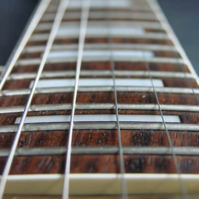 Vintage 1970s Penco "Lawsuit Era" Les Paul Custom Electric Guitar W/Case image 10
