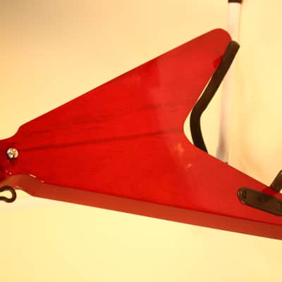 Discontinued Rare GrassRoots mini flying V - See-through red image 9