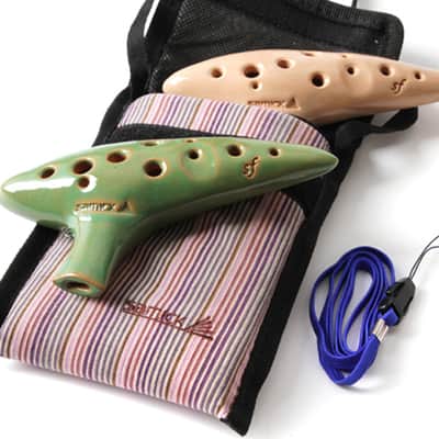 Samick OSF-1 Ocarina Soprano F Key Wind Instrument Jade Green image 2
