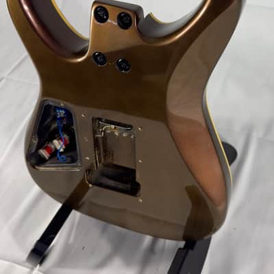 Unbranded Super Strat Style Electric Guitar Body HSS - Custom Snake Skin Finish image 8