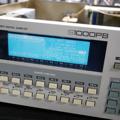 Akai • S1000PB MIDI Stereo Digital Sampler (1988) /// Serviced w/new PSU, RAM card and SCSI card image 2
