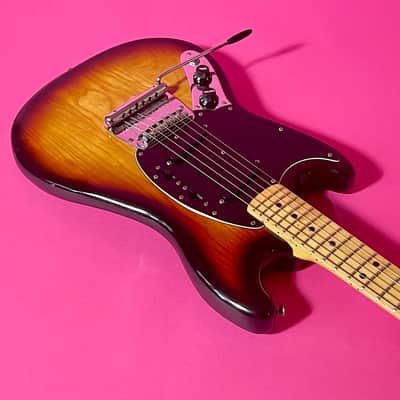 1979 Fender Mustang Lefty 3-color Sunburst image 6