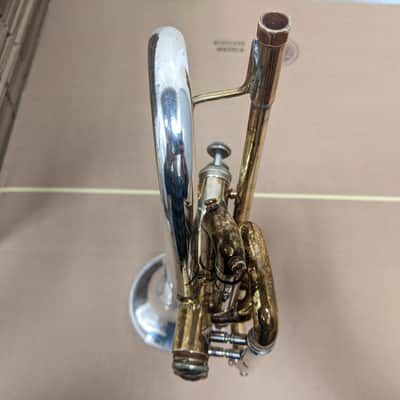 Bach Stradavarious 25 1967 - Raw Brass & Silver Plated Bell image 9