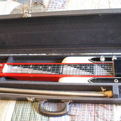 National Dynamic Consolette Lap Steel Guitar with Legs & OHSC image 7