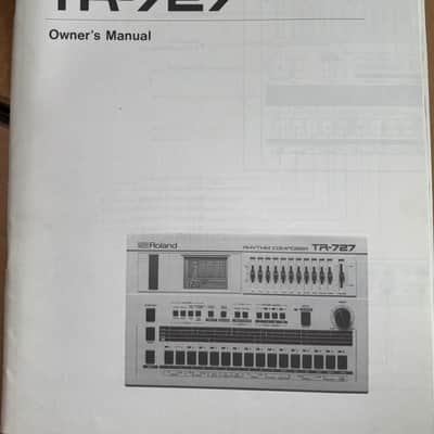 Roland TR-727 Original Owner's Manual 1985 - Paper
