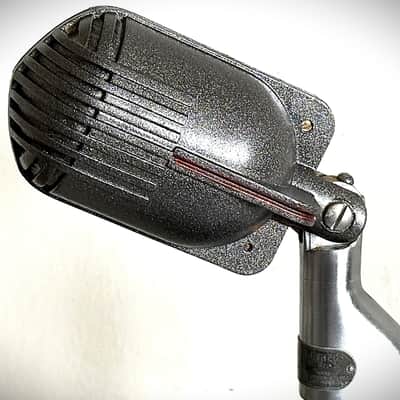 Vintage 1940's SHURE 708A "Stratoliner" Microphone , working w/stand & cable image 4