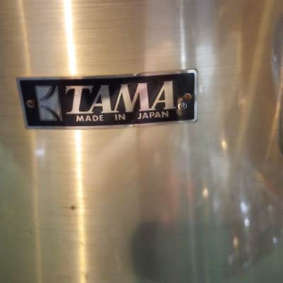 Tama Imperialstar 15"(diameter)x12"(depth) Concert Tom 1970's - Metallic Hairline Chrome image 2