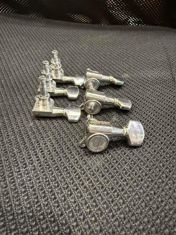 Vintage Fender Japan 6 in line set of tuners image 1
