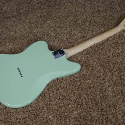 Video! 2020 Squier Paranormal Offset Telecaster Surf Green image 12