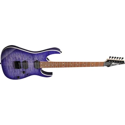 Ibanez RG421QMCBB RG Standard Guitar - Cerulean Blue Burst image 3