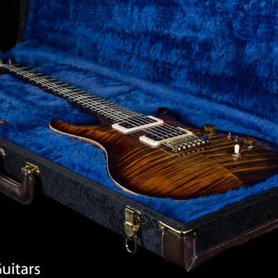 PRS Wood Library Custom 24-08 Black Gold Burst 10 Top Rosewood Neck (950) image 7