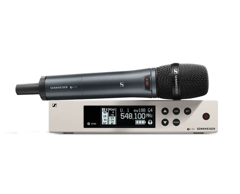 Sennheiser EW 100 G4-865-S Wireless Handheld Microphone System with MME 865 Capsule (G-Band: 566-608 MHz) image 1