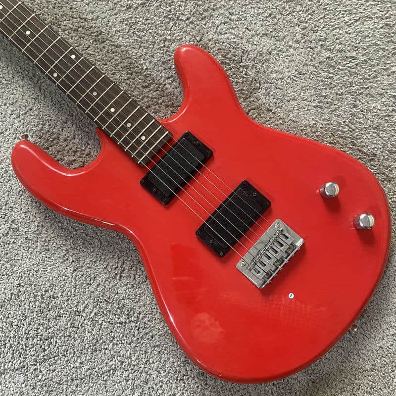 Red Dual Humbucker Electric Guitar, Basswood Body, Maple Neck, Rosewood Fingerboard image 1