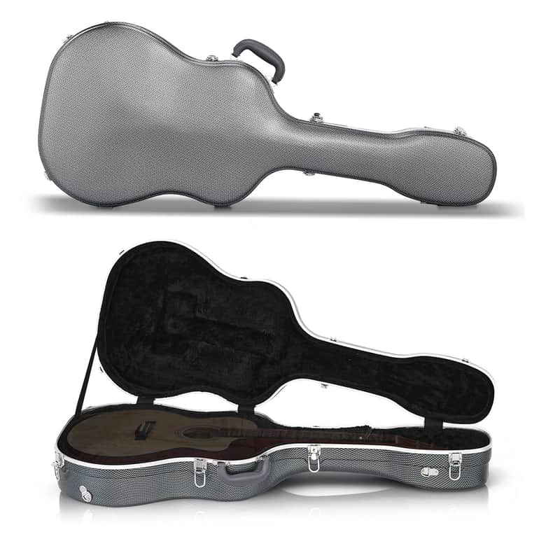 New Ktaxon Acoustic Guitar Case ABS Waterproof Hard Case 41 Inch Acoustic Guitar image 1