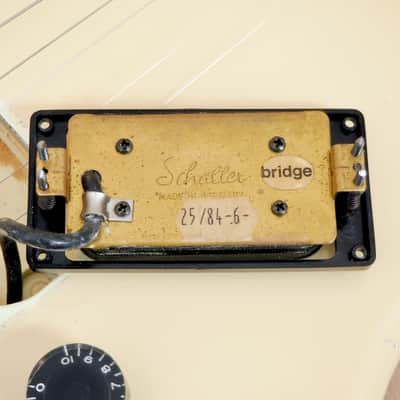 1984 Kramer USA Pacer Special Vintage Electric Guitar Creme w/ Floyd Rose, Case image 18