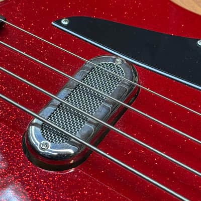 Duesenberg Kavalier Bass - Red Sparkle image 7