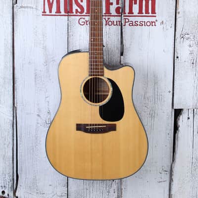 Takamine G Series EG340SC Dreadnought Cutaway Acoustic Electric Guitar with Case image 4