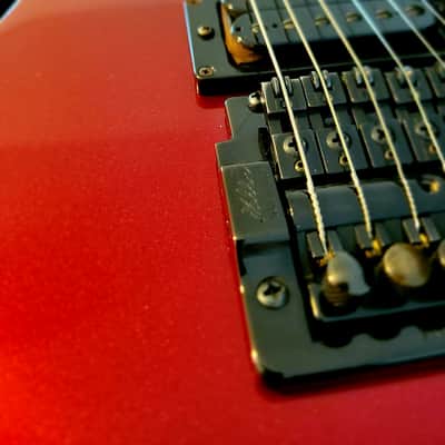 VIDEO! San Dimas Jackson Soloist Custom 1986 Dark Red 1 owner near MINT original ohsc and docs image 9