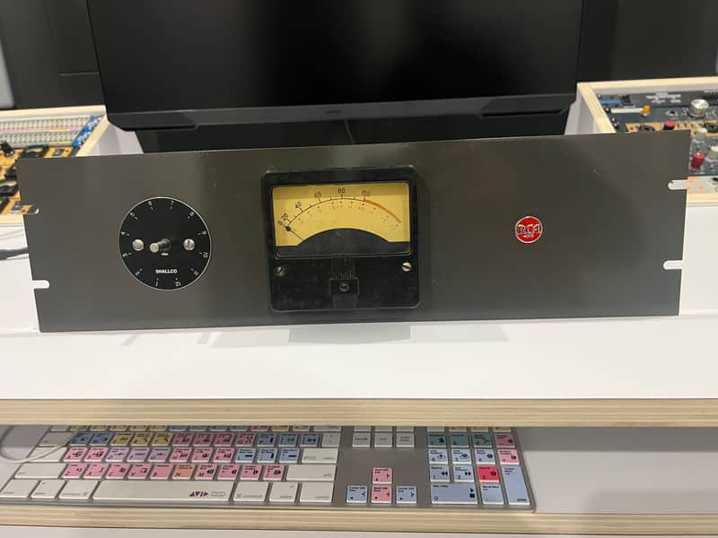 Vintage RCA Type: BI-5 VU Meter with Shallco 211-DB-12 Simpson VU Meter image 1
