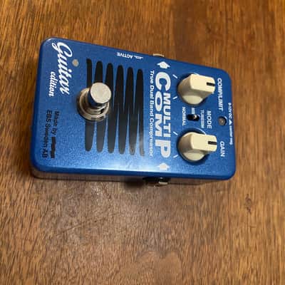 EBS MultiComp Guitar Edition True Dual Band Compressor Pedal 2010s - Blue image 1