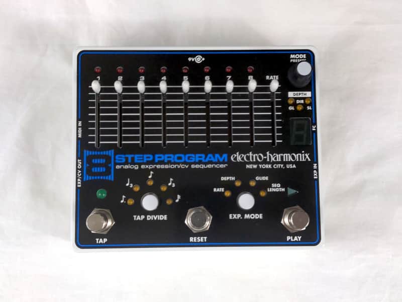 Used Electro-Harmonix EHX 8 Step Program Analog Expression Guitar Effects Pedal image 1