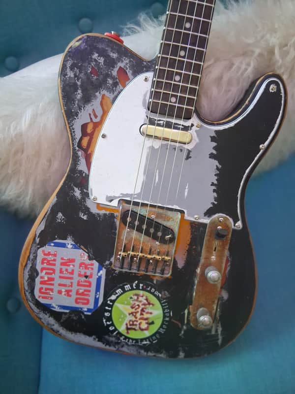 Triage Joe Strummer Tele 2026 - Black Relic'd image 1