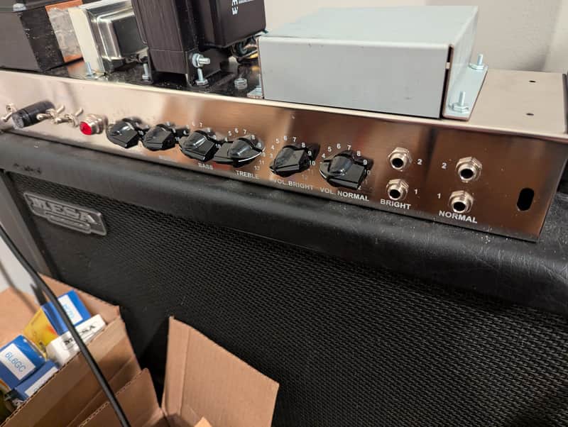 5F6 Tweed Bassman clone chassis-only (w/out tubes) image 1