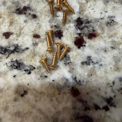 DiMarzio Pickguard Screws 80s NOS - Gold image 8