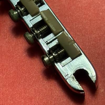 1963 Gibson Dove/J200 Tune-O-Matic Guitar Bridge ABR-1 Wire Dove 1963 - Chrome image 2
