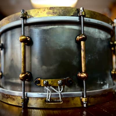 Ebenor Percussion 14x6.5 Heavy Feather Aluminum Snare Drum image 5