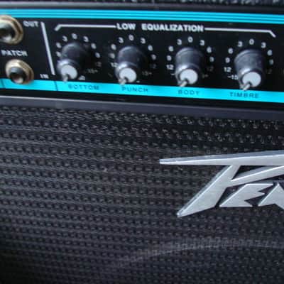 Peavey Combo 300 bass or guitar amp 1989 Black image 11
