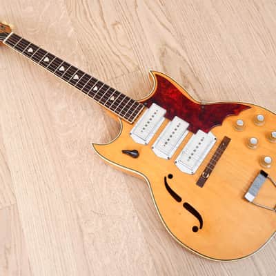 1960s Kay Pro P-3 Thinline Doublecut Vintage Guitar Barney Kessel Kleenex Box w/ Case, Swingmaster image 12
