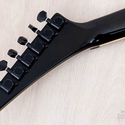 2008 Jackson Stars Soloist SL-TN01EMG Trans Black w/ Flame Maple Top, EMG 81 & Floyd Rose, Japan image 5