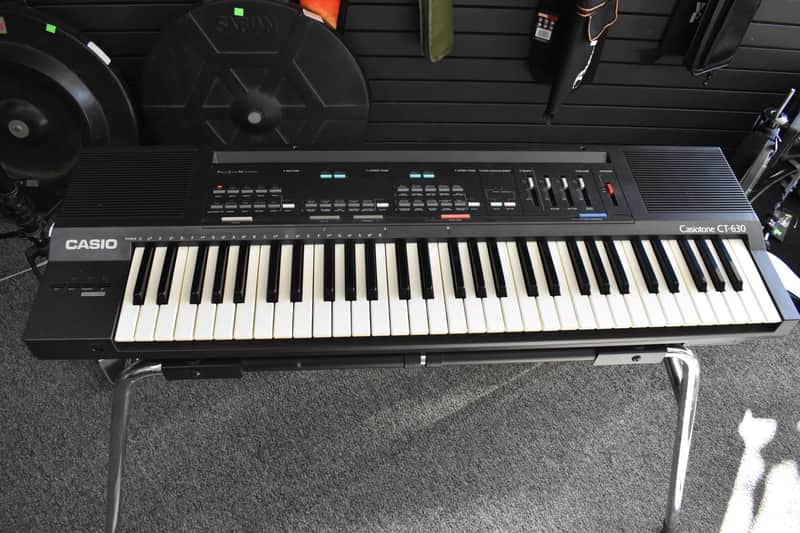 Used Vintage Casiotone CT-630 61-Key Electronic Keyboard Synthesizer image 1