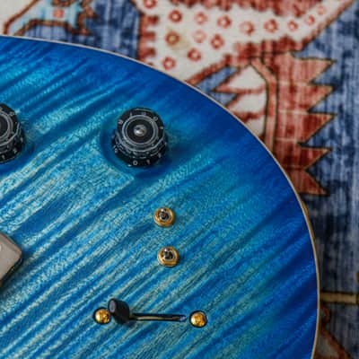PRS USA Paul Reed Smith Modern Eagle V Wood Library "Faded Blue Burst + Ebony" (2025) image 11