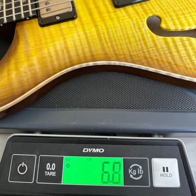 PRS Wood Library Custom 24 Semi-Hollow Flame Maple 10 Top Korina Body/Neck Ebony FB - Livingston Lemondrop 394891 image 13