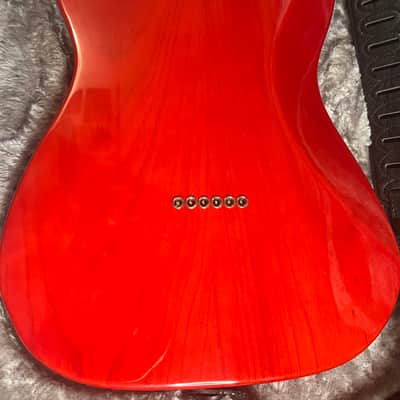 Fender American Standard Telecaster with Maple Fretboard 2008 - 2016 - Crimson Red Transparent image 4